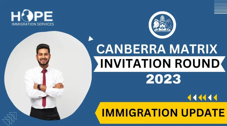 Canberra Matrix Invitation Round:13 January 2023